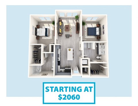 a floor plan  starting at 20000